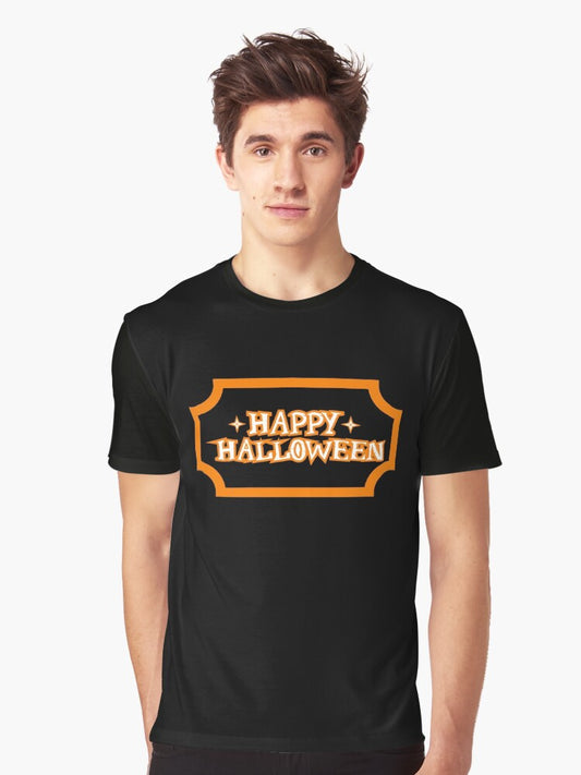 Happy Halloween Graphic T-Shirt Style001