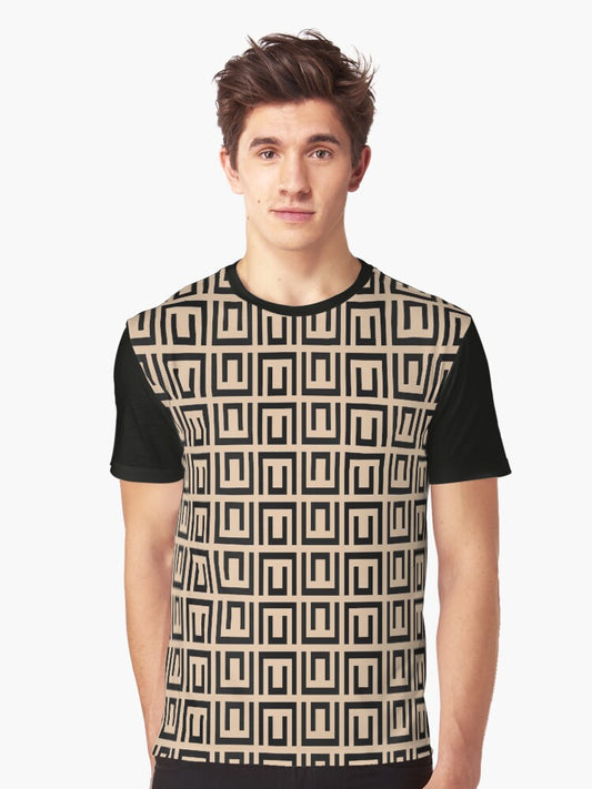 Plug Pattern Graphic T-Shirt