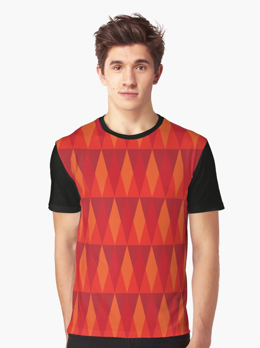 Fire Triangles Graphic T-Shirt