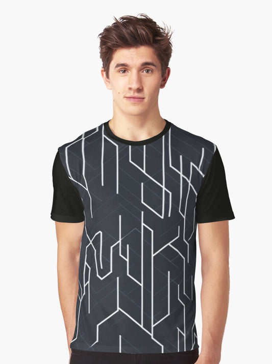 Minimalist Geometric Patterns Graphic T-Shirt Style040