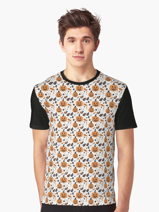 Halloween Pumpkins Graphic T-Shirt