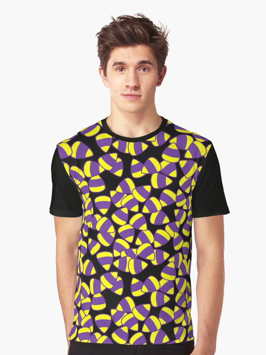 Intersex Pride Candy Corn Graphic T-Shirt