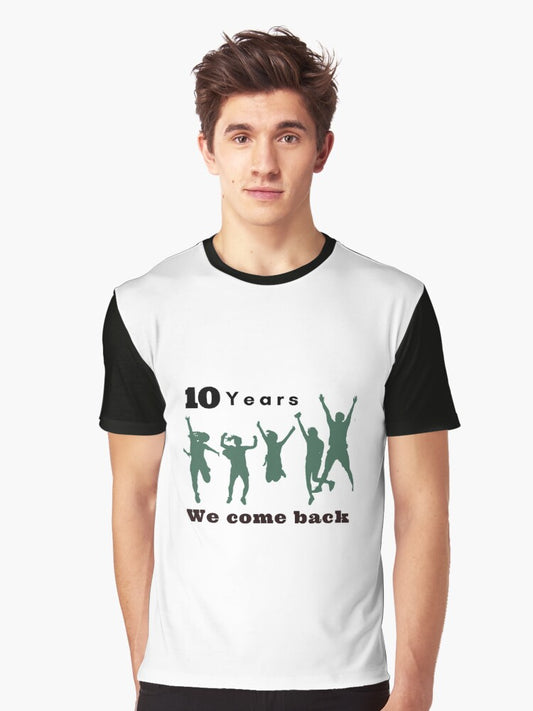 10 years we come back. One direction boy brand songs Graphic T-Shirt