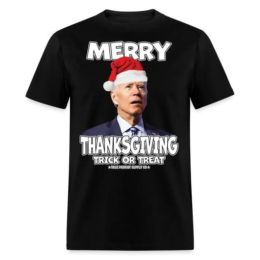 Merry Thanksgiving Trick Or Treat Confused Biden Unisex Classic T-Shirt