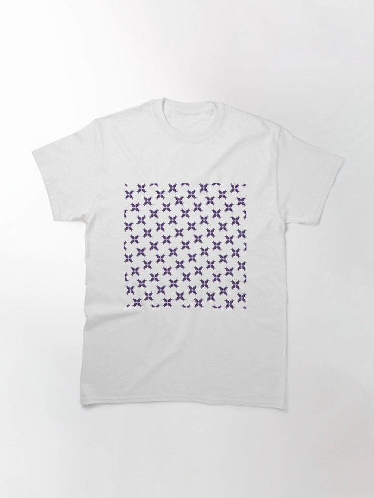 Violet geometric design Classic T-Shirt