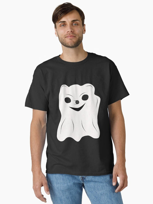 Halloween, Elephant As A Ghost. Classic T-Shirt