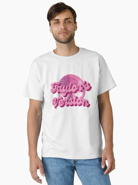 Taylor's Version, Aesthetic Pink, pink disco ball Classic T-Shirt