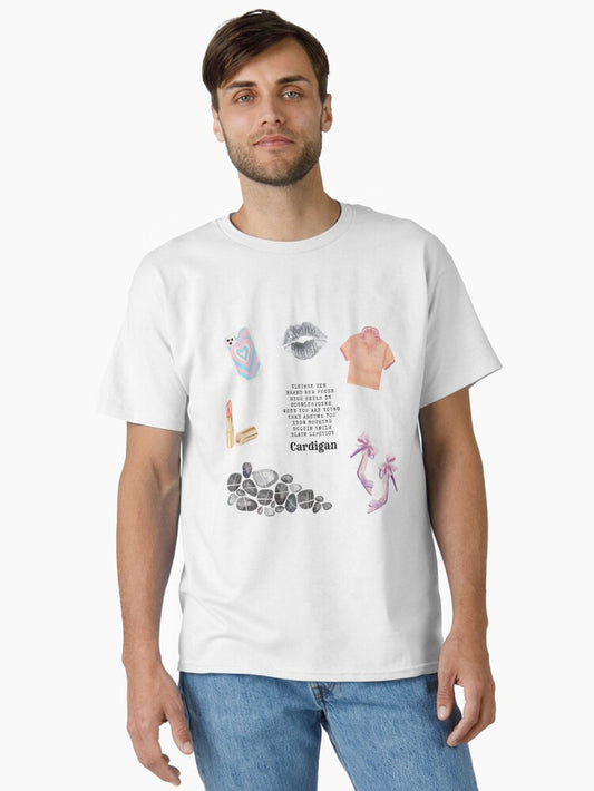 Cardigan lyrics - Taylor Swift art Classic T-Shirt