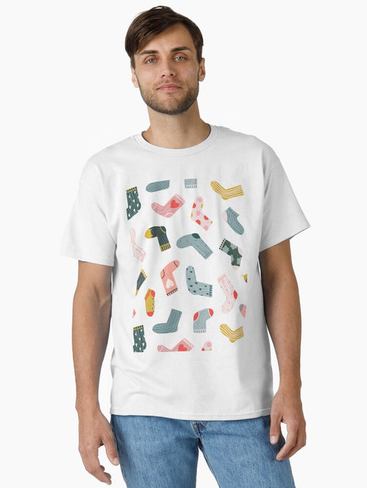 Socks Pattern Classic T-Shirt