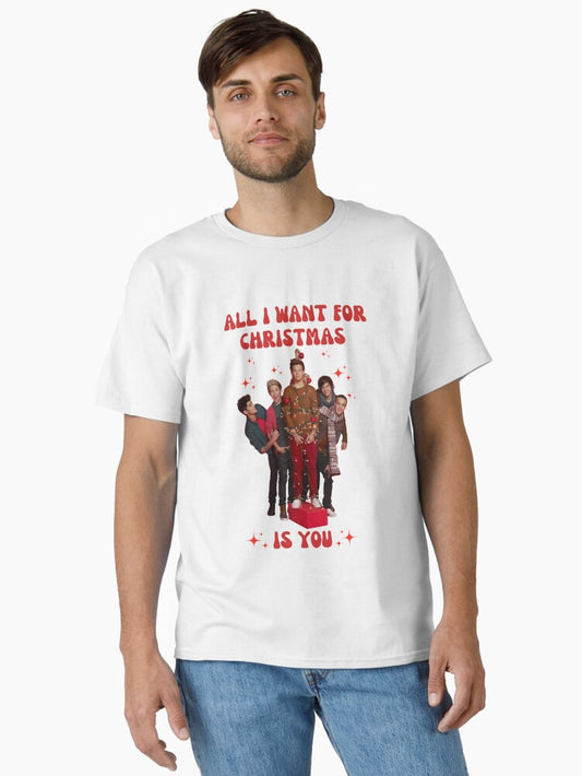 All I want for Christmas is You 1D Classic T-Shirt