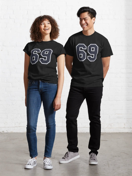 69 Sports Number Sixty-Nine Classic T-Shirt
