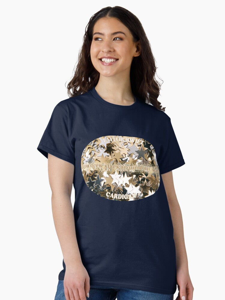 You drew stars around my scars - Taylor Swift - Cardigan Sticker Classic T-Shirt