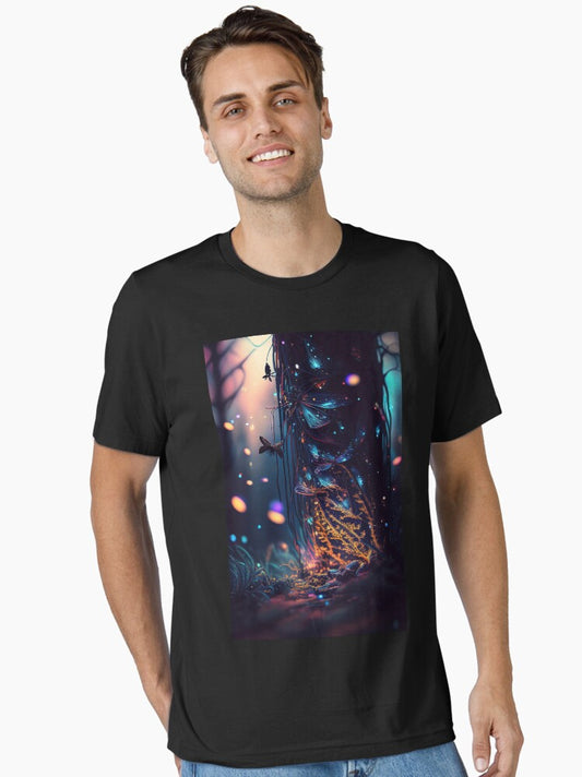 Neon tiny forest ecosystem Essential T-Shirt