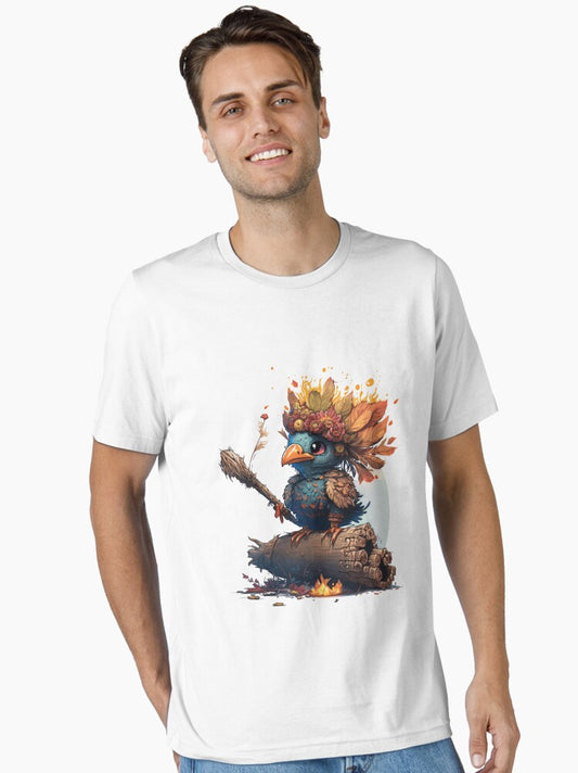 cute turkey bird happy Essential T-Shirt Style002