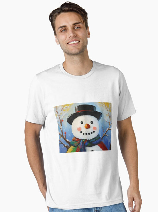 A happy snowman Essential T-Shirt