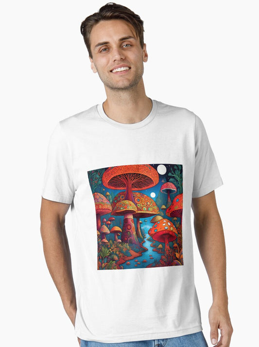 Psychedelic Mushrooms Essential T-Shirt Style001