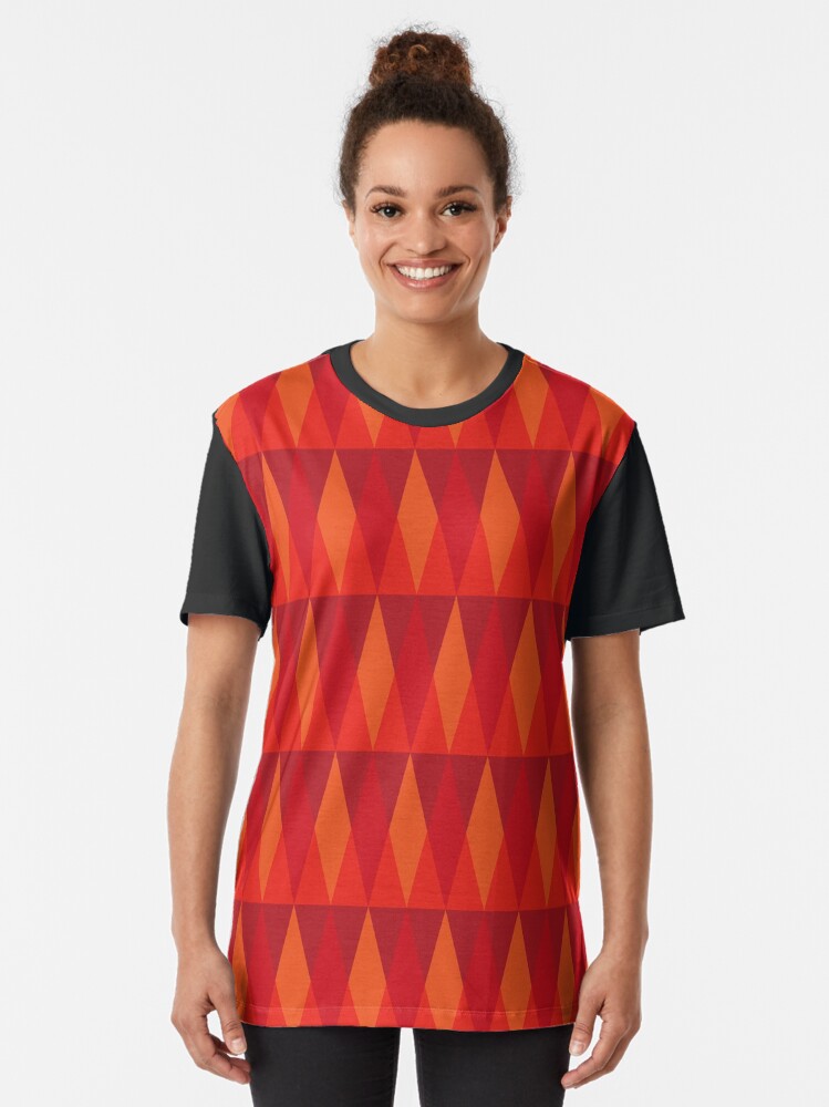 Fire Triangles Graphic T-Shirt