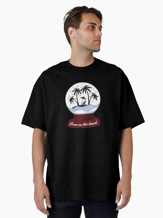 snow on the beach Oversized T-Shirt Style002