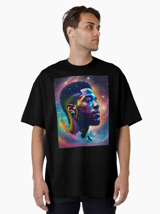 Pop Art Of Cudi Man Poster Oversized T-Shirt