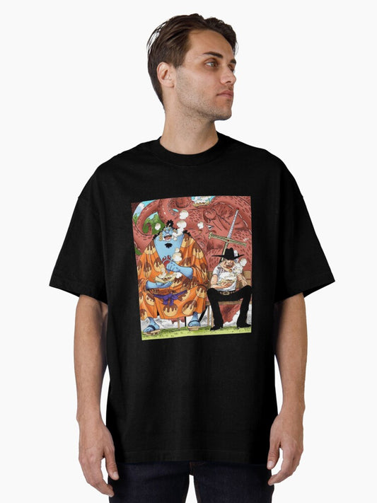 Jinbe & Mihawk Oversized T-Shirt