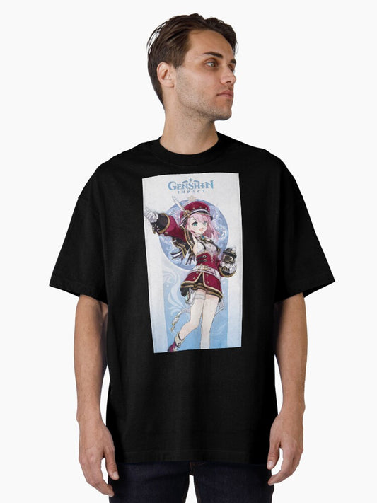 Charlotte Genshin Impact Oversized T-Shirt