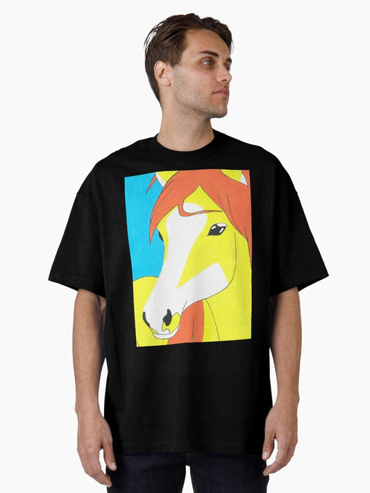 Autumn horse spirit Oversized T-Shirt