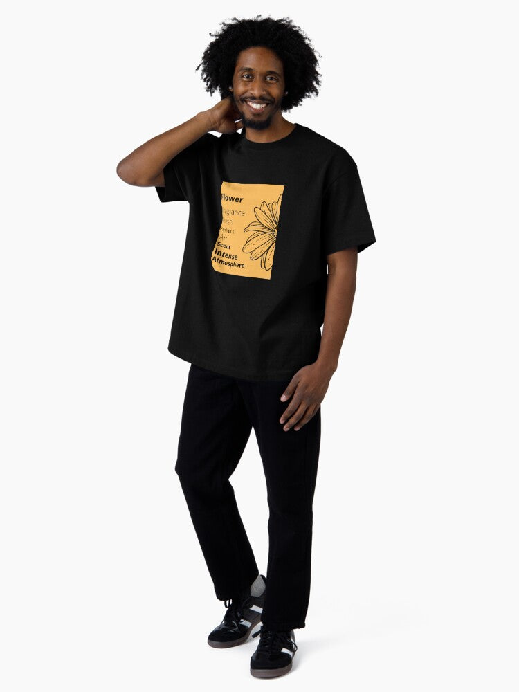 Flower quotes graphic design, Oversized T-Shirt