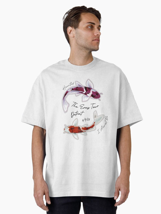 Eras Detroit 1 Surprise Song Koi Fish Oversized T-Shirt