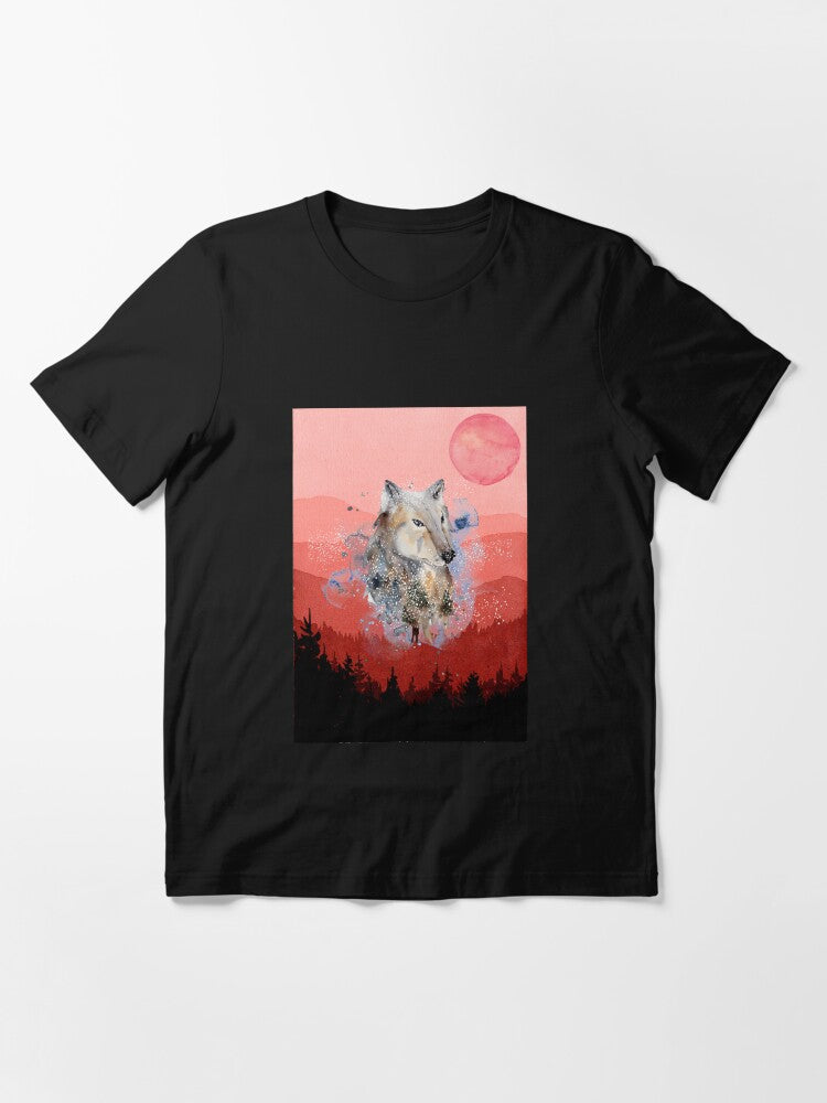 Watercolor wolf Essential T-Shirt